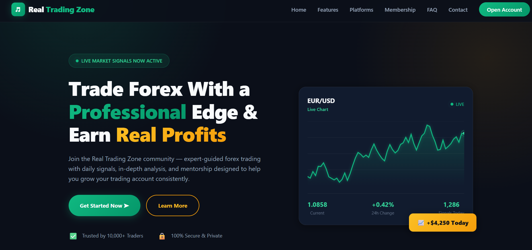 Trading Website Project